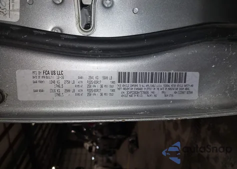 2017 Dodge Journey Sxt Awd из США, поврежденный, VIN 3C4PDDBG8HT578026